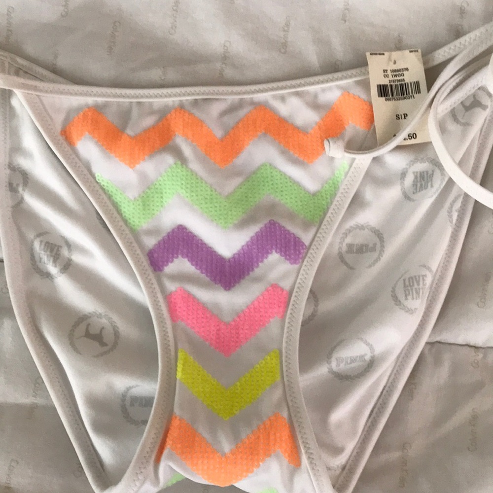 NWT VS Pink swim bottoms
